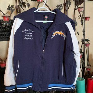 Hooded Chargers Bomber Jacket